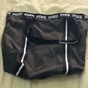 Victoria secrets pink tote bag